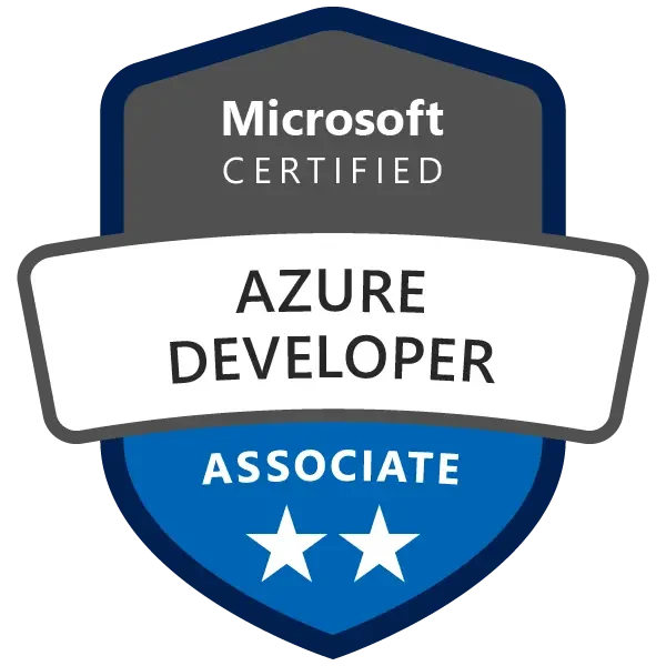 Microsoft Azure Developer Associate badge